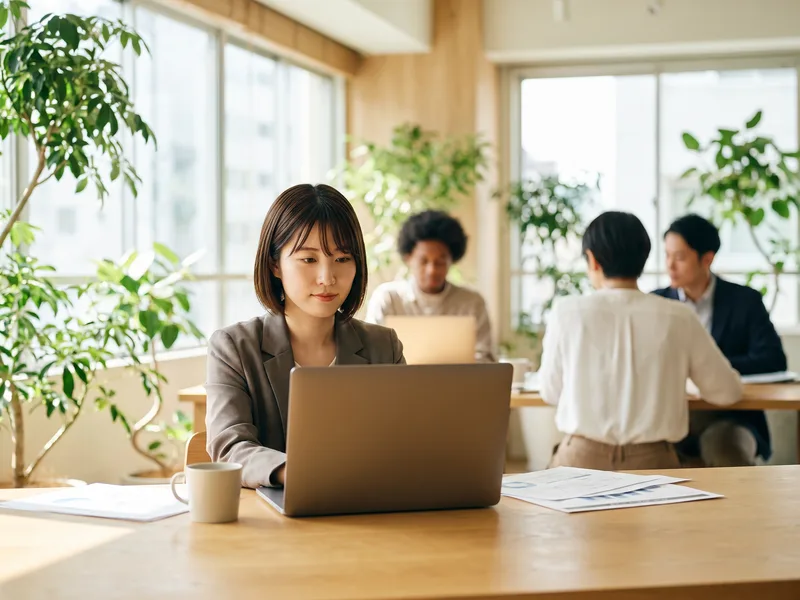 自分の企画を主体的に進めているメンバーの様子